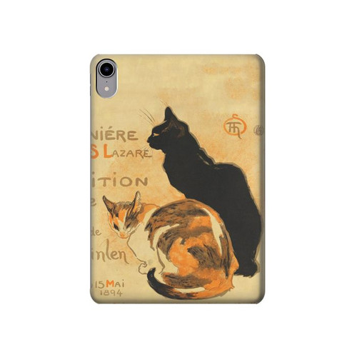 S3229 Vintage Cat Poster Funda Carcasa Case para iPad mini 6, iPad mini (2021)