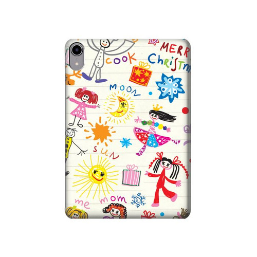 S3280 Kids Drawing Funda Carcasa Case para iPad mini 6, iPad mini (2021)