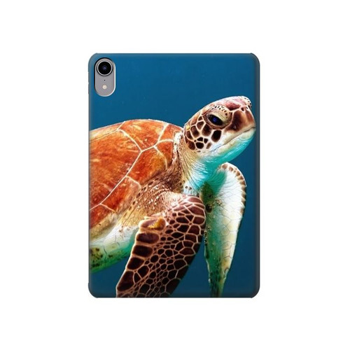 S3497 Green Sea Turtle Funda Carcasa Case para iPad mini 6, iPad mini (2021)