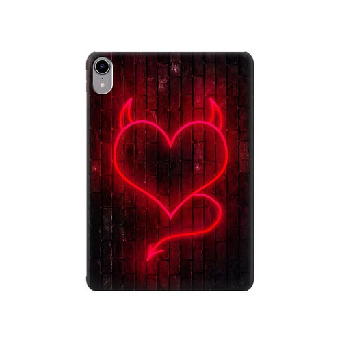 S3682 Devil Heart Funda Carcasa Case para iPad mini 6, iPad mini (2021)
