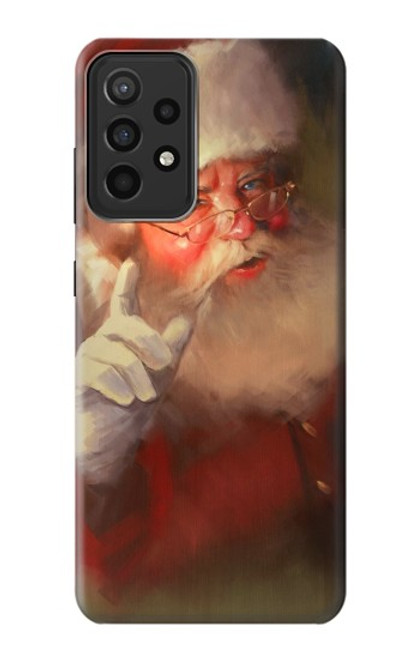 S1144 Xmas Santa Claus Funda Carcasa Case para Samsung Galaxy A52s 5G