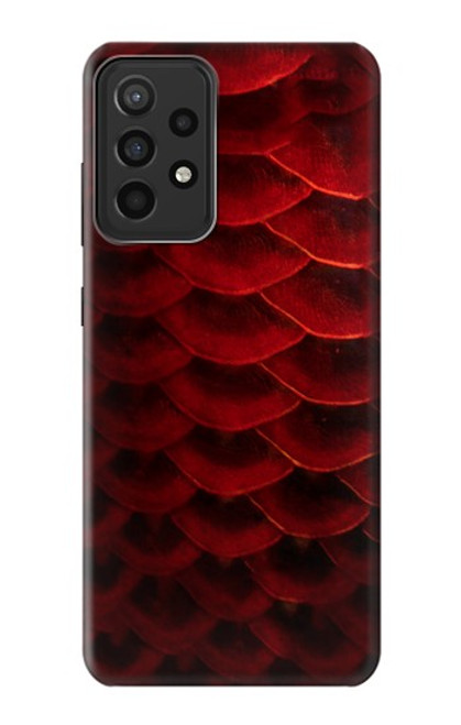 S2879 Red Arowana Fish Scale Funda Carcasa Case para Samsung Galaxy A52s 5G