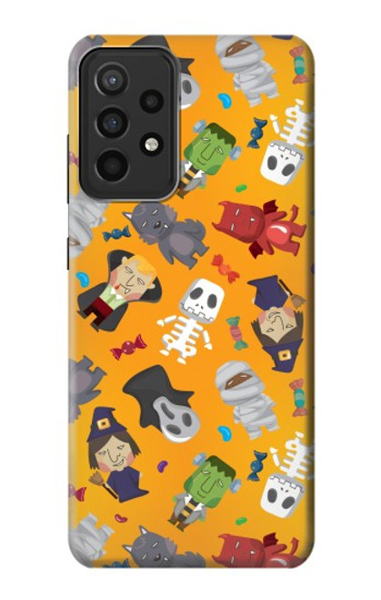 S3275 Cute Halloween Cartoon Pattern Funda Carcasa Case para Samsung Galaxy A52s 5G