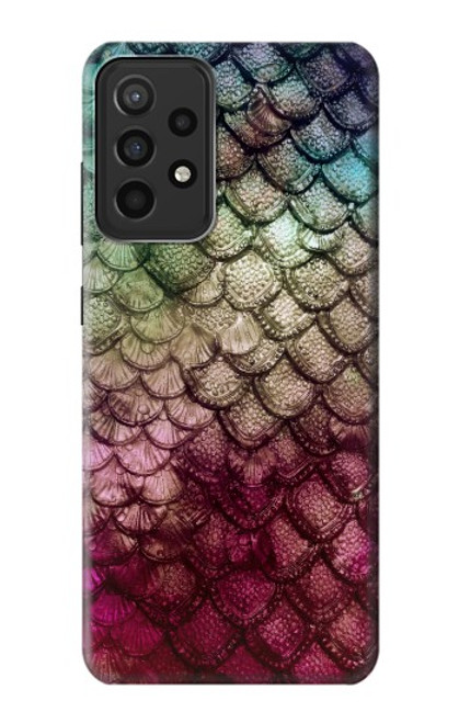 S3539 Mermaid Fish Scale Funda Carcasa Case para Samsung Galaxy A52s 5G