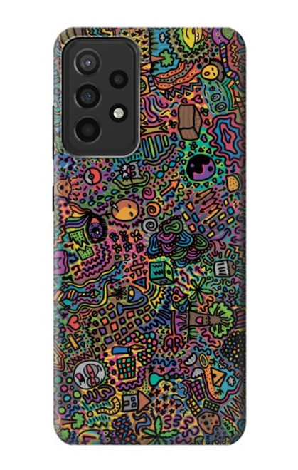 S3815 Psychedelic Art Funda Carcasa Case para Samsung Galaxy A52s 5G