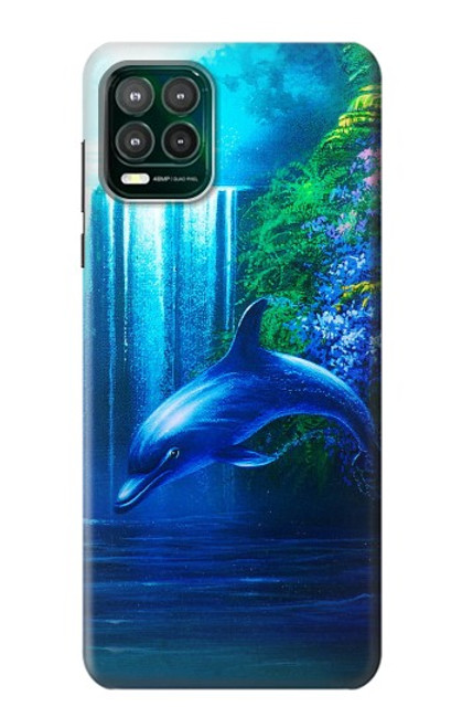 S0385 Dolphin Funda Carcasa Case para Motorola Moto G Stylus 5G