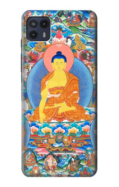 S1256 Buddha Paint Funda Carcasa Case para Motorola Moto G50 5G [for G50 5G only. NOT for G50]