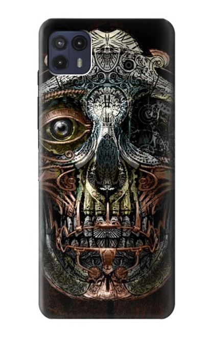 S1685 Steampunk Skull Head Funda Carcasa Case para Motorola Moto G50 5G [for G50 5G only. NOT for G50]