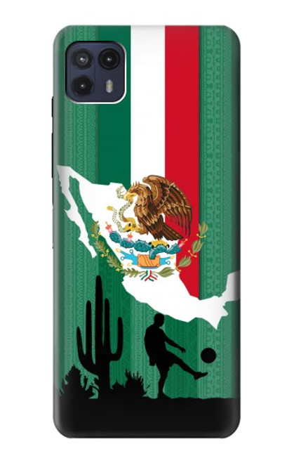 S2994 Mexico Football Soccer Funda Carcasa Case para Motorola Moto G50 5G [for G50 5G only. NOT for G50]