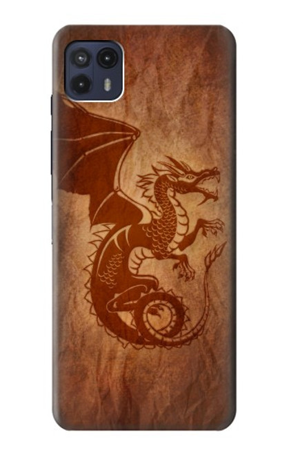 S3086 Red Dragon Tattoo Funda Carcasa Case para Motorola Moto G50 5G [for G50 5G only. NOT for G50]