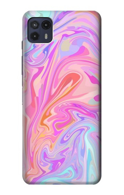 S3444 Digital Art Colorful Liquid Funda Carcasa Case para Motorola Moto G50 5G [for G50 5G only. NOT for G50]