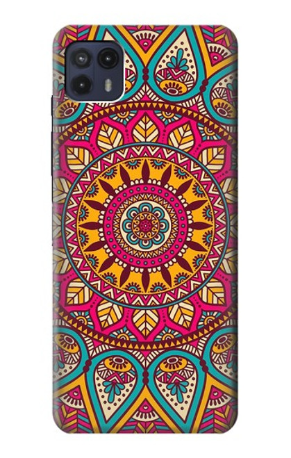 S3694 Hippie Art Pattern Funda Carcasa Case para Motorola Moto G50 5G [for G50 5G only. NOT for G50]