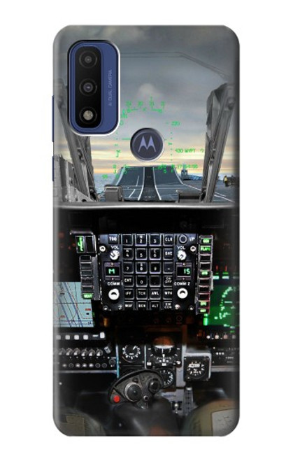 S2435 Fighter Jet Aircraft Cockpit Funda Carcasa Case para Motorola G Pure