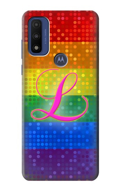 S2900 Rainbow LGBT Lesbian Pride Flag Funda Carcasa Case para Motorola G Pure