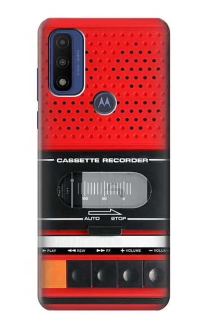 S3204 Red Cassette Recorder Graphic Funda Carcasa Case para Motorola G Pure