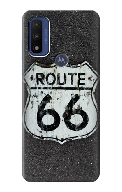 S3207 Route 66 Sign Funda Carcasa Case para Motorola G Pure