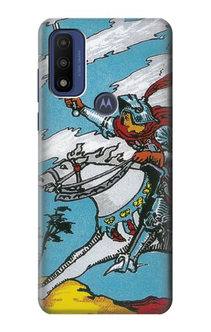 S3731 Tarot Card Knight of Swords Funda Carcasa Case para Motorola G Pure