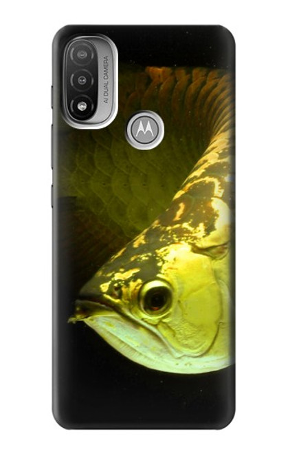 S1021 Gold Arowana Fish Funda Carcasa Case para Motorola Moto E20,E30,E40