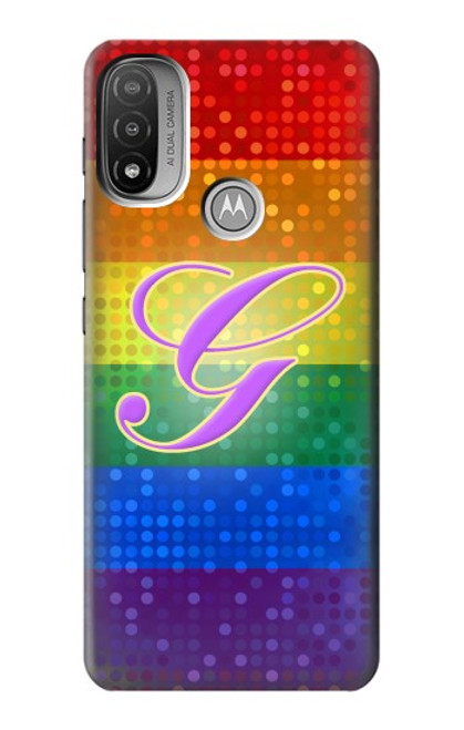S2899 Rainbow LGBT Gay Pride Flag Funda Carcasa Case para Motorola Moto E20,E30,E40
