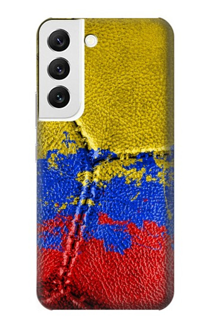 S3306 Colombia Flag Vintage Football Graphic Funda Carcasa Case para Samsung Galaxy S22