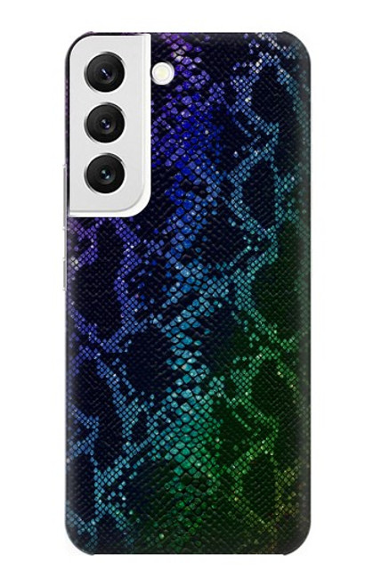 S3366 Rainbow Python Skin Graphic Print Funda Carcasa Case para Samsung Galaxy S22