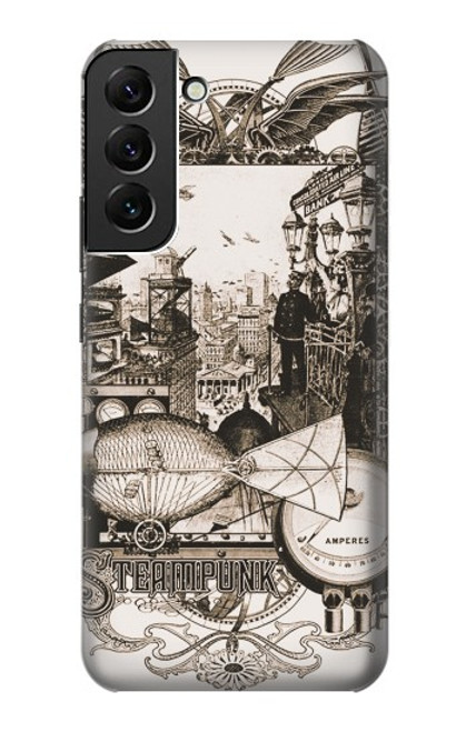 S1681 Steampunk Drawing Funda Carcasa Case para Samsung Galaxy S22 Plus