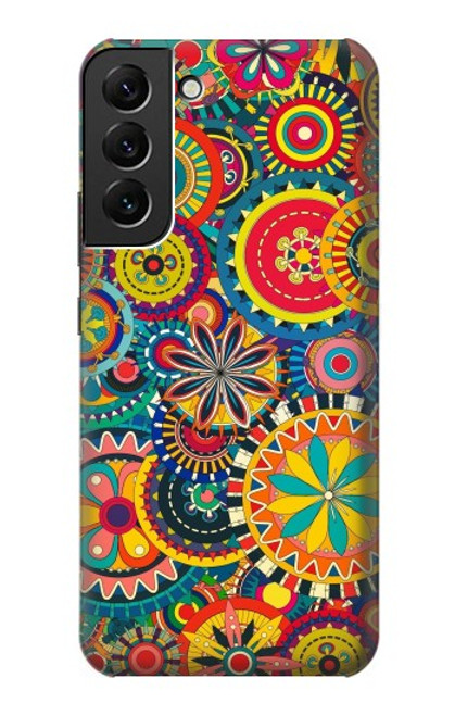 S3272 Colorful Pattern Funda Carcasa Case para Samsung Galaxy S22 Plus