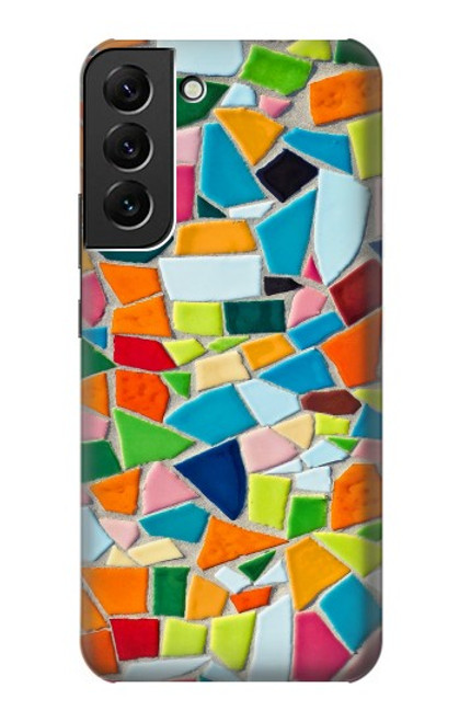 S3391 Abstract Art Mosaic Tiles Graphic Funda Carcasa Case para Samsung Galaxy S22 Plus
