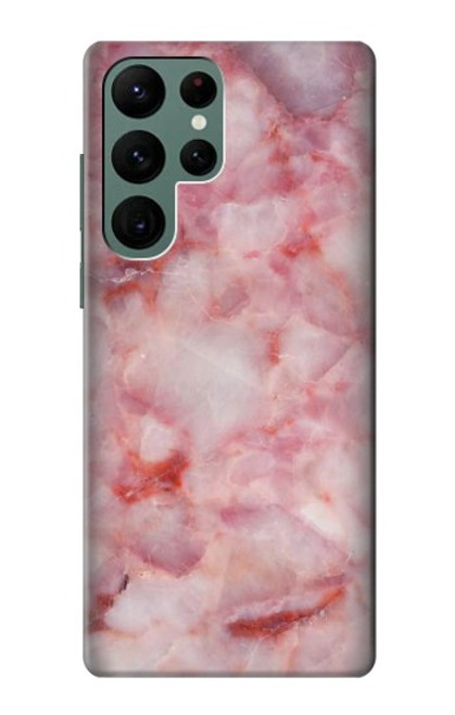 S2843 Pink Marble Texture Funda Carcasa Case para Samsung Galaxy S22 Ultra