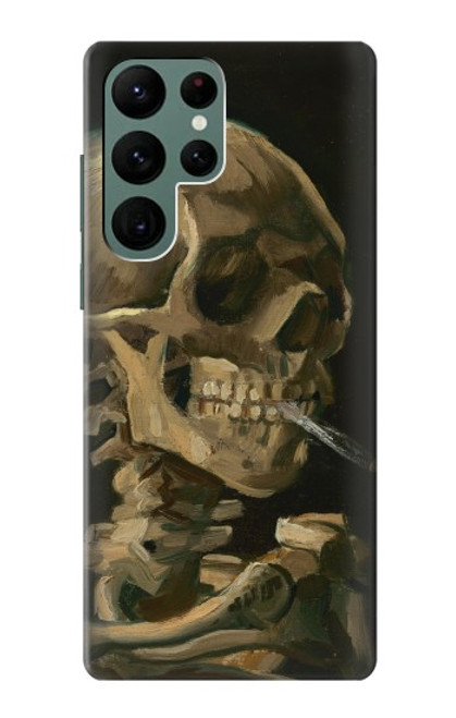 S3358 Vincent Van Gogh Skeleton Cigarette Funda Carcasa Case para Samsung Galaxy S22 Ultra