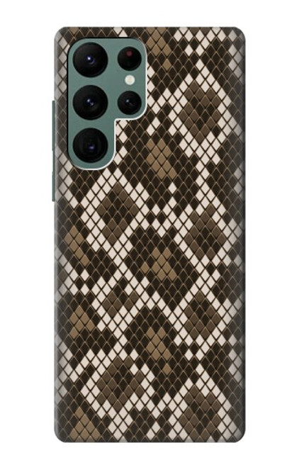 S3389 Seamless Snake Skin Pattern Graphic Funda Carcasa Case para Samsung Galaxy S22 Ultra