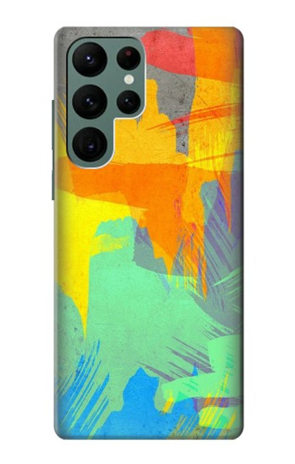 S3423 Brush Stroke Funda Carcasa Case para Samsung Galaxy S22 Ultra