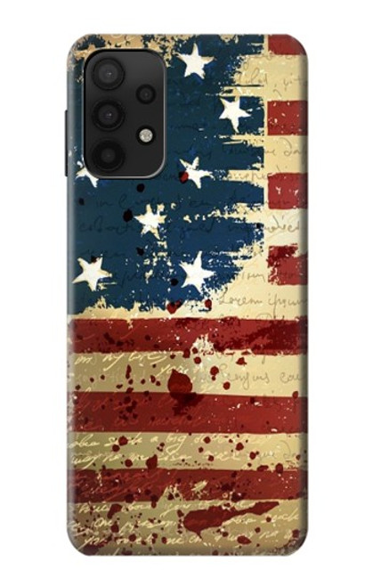 S2349 Old American Flag Funda Carcasa Case para Samsung Galaxy M32 5G