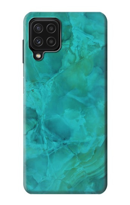 S3147 Aqua Marble Stone Funda Carcasa Case para Samsung Galaxy M22