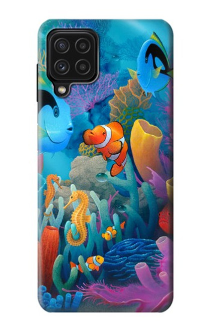 S3227 Underwater World Cartoon Funda Carcasa Case para Samsung Galaxy M22