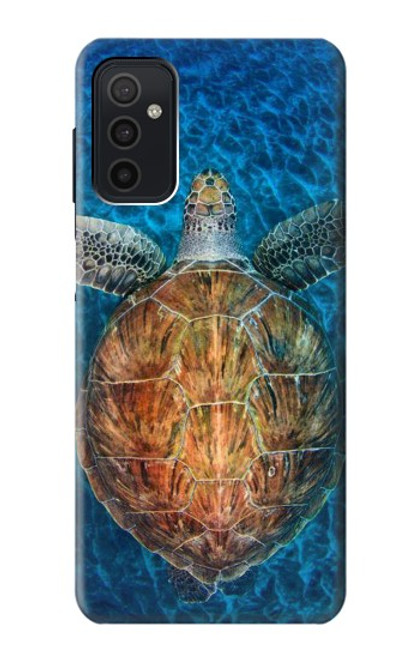 S1249 Blue Sea Turtle Funda Carcasa Case para Samsung Galaxy M52 5G