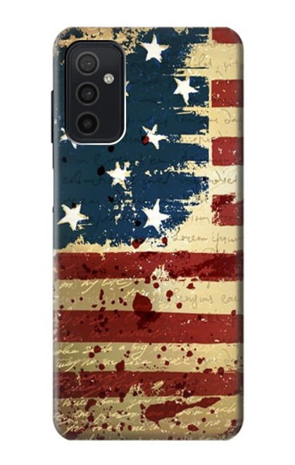 S2349 Old American Flag Funda Carcasa Case para Samsung Galaxy M52 5G