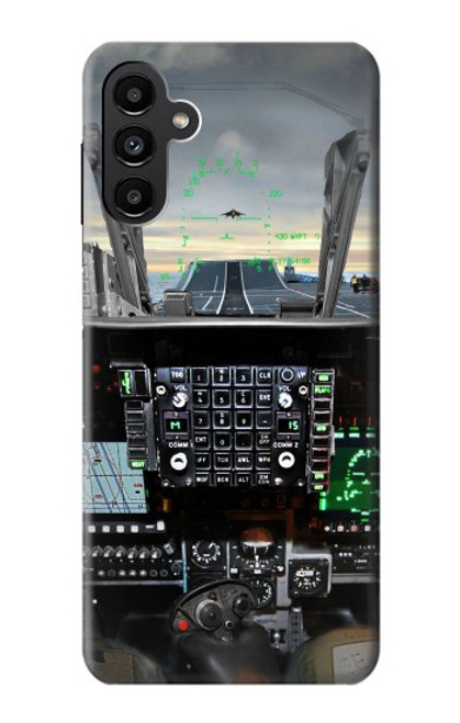 S2435 Fighter Jet Aircraft Cockpit Funda Carcasa Case para Samsung Galaxy A13 5G