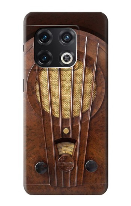 S2655 Vintage Bakelite Deco Radio Funda Carcasa Case para OnePlus 10 Pro