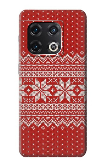 S3384 Winter Seamless Knitting Pattern Funda Carcasa Case para OnePlus 10 Pro