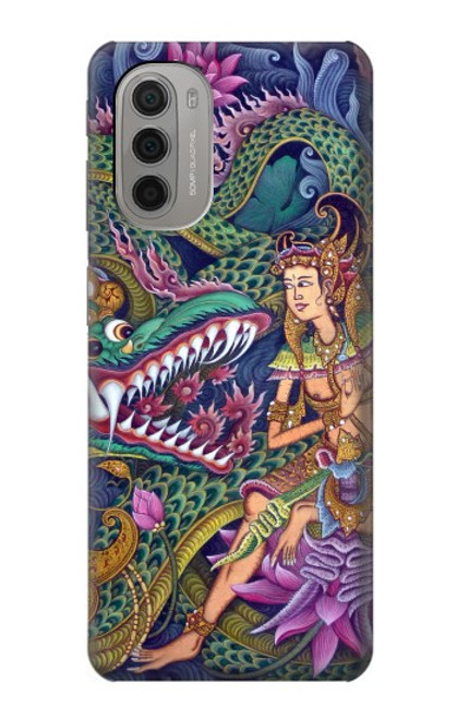 S1240 Bali Painting Funda Carcasa Case para Motorola Moto G51 5G