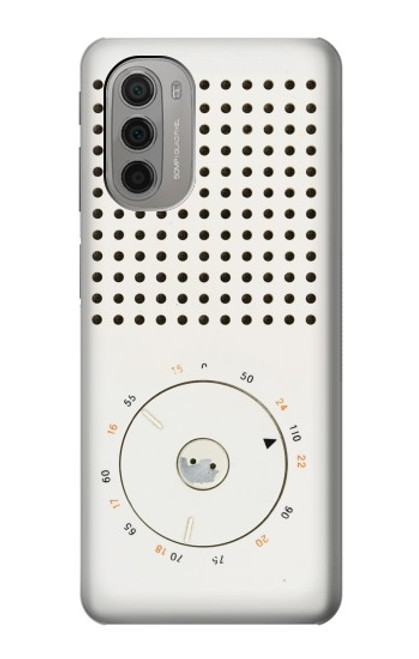 S1857 Retro Transistor Radio Funda Carcasa Case para Motorola Moto G51 5G