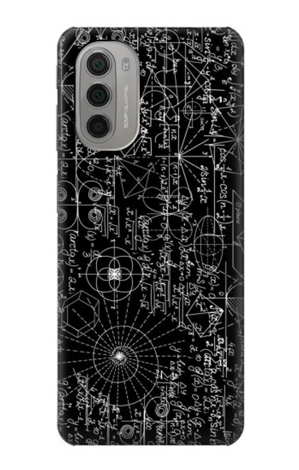 S3808 Mathematics Blackboard Funda Carcasa Case para Motorola Moto G51 5G