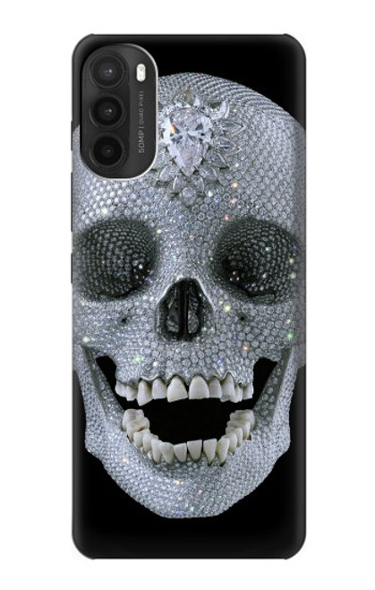 S1286 Diamond Skull Funda Carcasa Case para Motorola Moto G71 5G