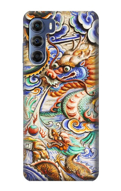 S2584 Traditional Chinese Dragon Art Funda Carcasa Case para Motorola Edge S30