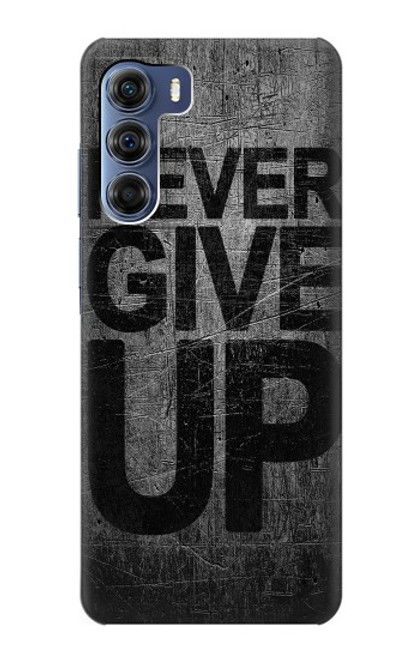 S3367 Never Give Up Funda Carcasa Case para Motorola Edge S30