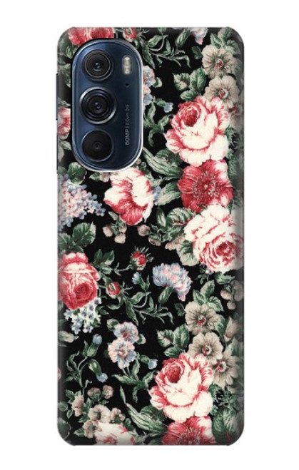 S2727 Vintage Rose Pattern Funda Carcasa Case para Motorola Edge X30