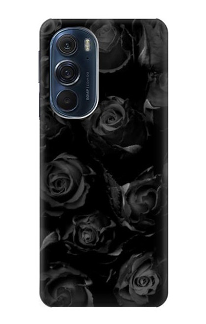 S3153 Black Roses Funda Carcasa Case para Motorola Edge X30