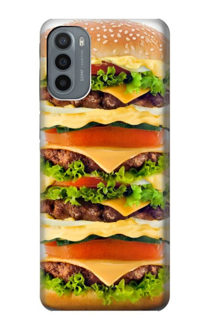 S0790 Hamburger Funda Carcasa Case para Motorola Moto G31