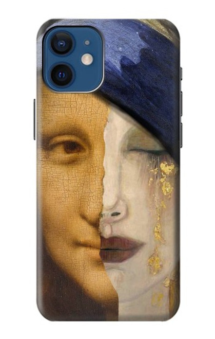 S3853 Mona Lisa Gustav Klimt Vermeer Funda Carcasa Case para iPhone 12 mini